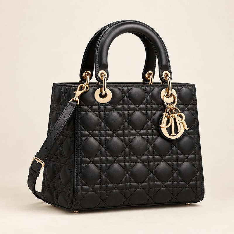 Dior — Medium Lady Dior Bag — Иллюстрация, созданная ИИ
