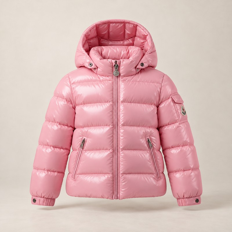Moncler — Bady Hooded Down Jacket — Illustration générée par IA