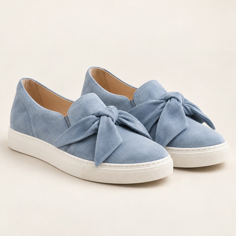 Clarita Slip On — Blue — AI 生成イラスト