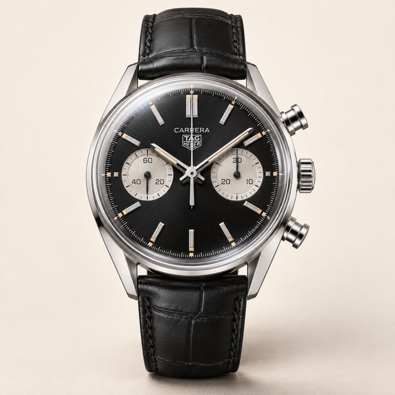TAG Heuer — Carrera Chronograph — Illustration générée par IA